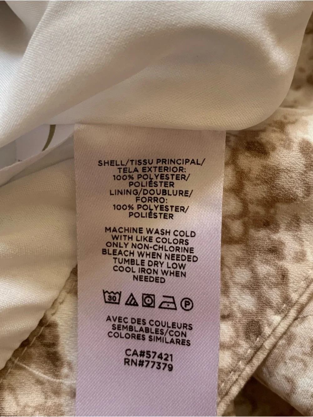 Ann Taylor Beige Snake-Print Pencil Skirt with Front Knot